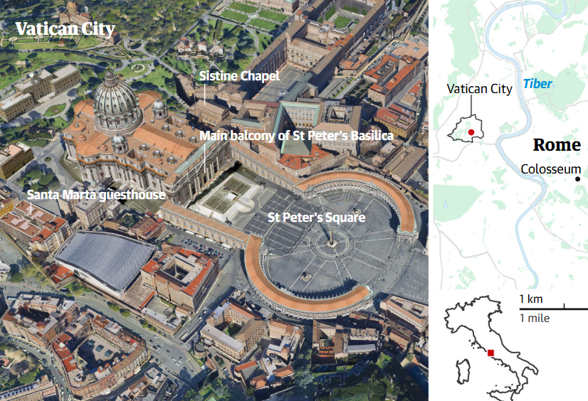 The Vatican City Image: Google Earth