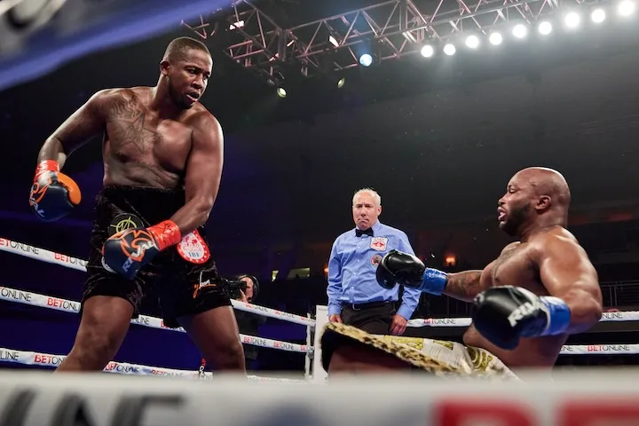 Brandon Moore TD5 Stanley Wright /BoxingScene Photo/File